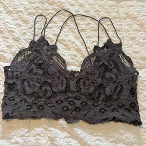 Free People Lace Bralette with adjustable Strappy Back